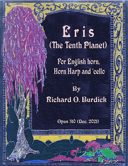 Sheet music cover for Eris by RIchard O. Burdick, Op. 310